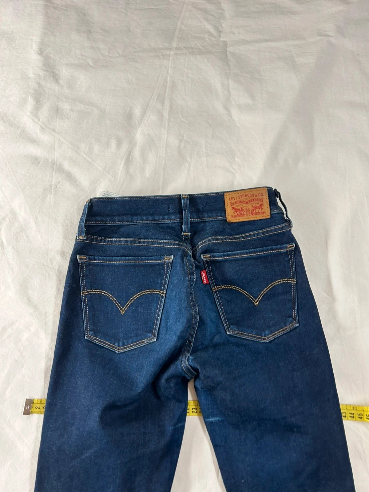 Jean skinny marineblauw Levi's 710 super skinny w24 l30 – photo 17